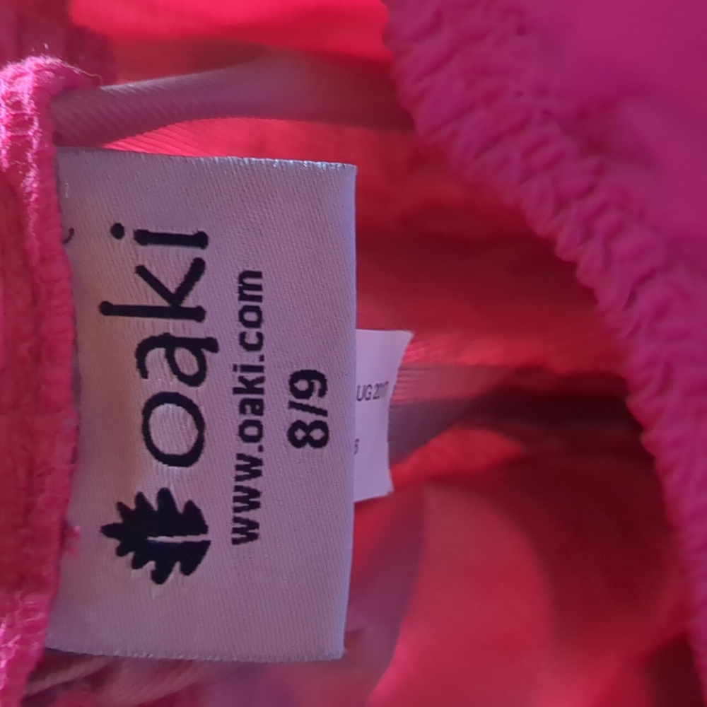 Oakiwear Rain Pants Pink 8/9